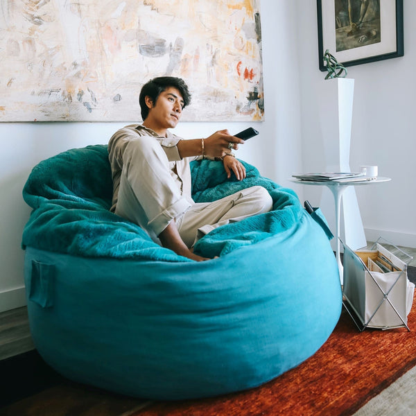 Adult Bean Bag Chair - Full - NEST Bunny Fur