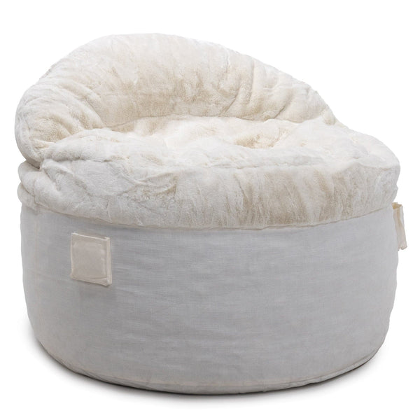 Adult Bean Bag Chair - King - NEST Bunny Fur